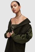 Пальто AllSaints WO103Z PAULAH COAT жіноче колір зелений перехідне