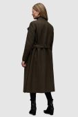 Пальто AllSaints WO127Z RILEY COAT жіноче колір зелений перехідне