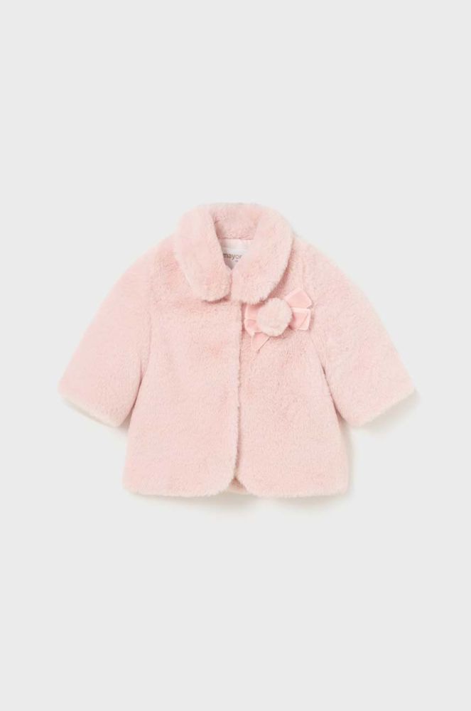 Пальто для малюків Mayoral Newborn колір рожевий (3429461)