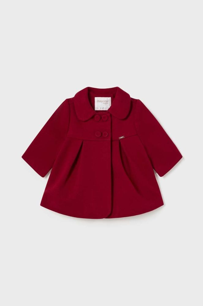 Пальто для малюків Mayoral Newborn колір червоний
