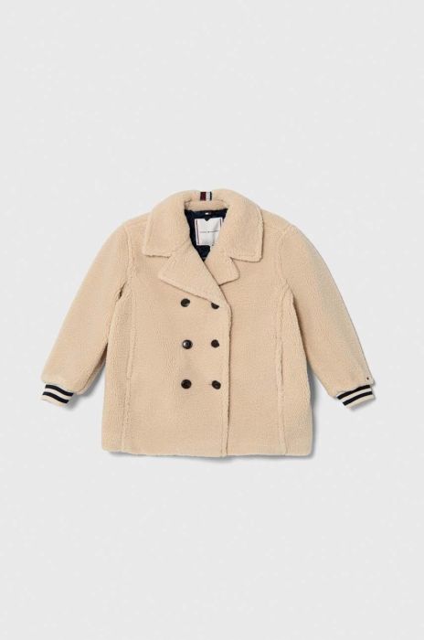 Дитячий плащ Tommy Hilfiger колір бежевий