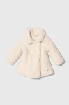 Дитяче пальто Guess колір бежевий