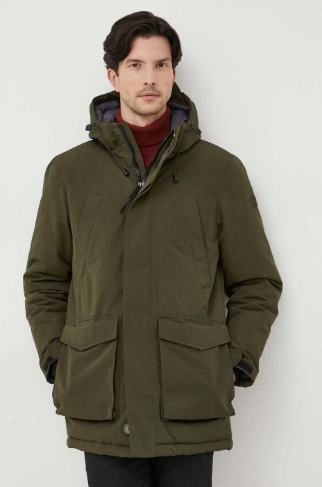 Куртка North Sails чоловіча колір зелений зимова Куртка North Sails чоловіча колір зелений зимова