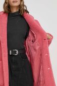 Пальто United Colors of Benetton чоловічий колір рожевий перехідний