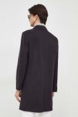 Вовняне пальто BOSS перехідний колір сірий (3577698)