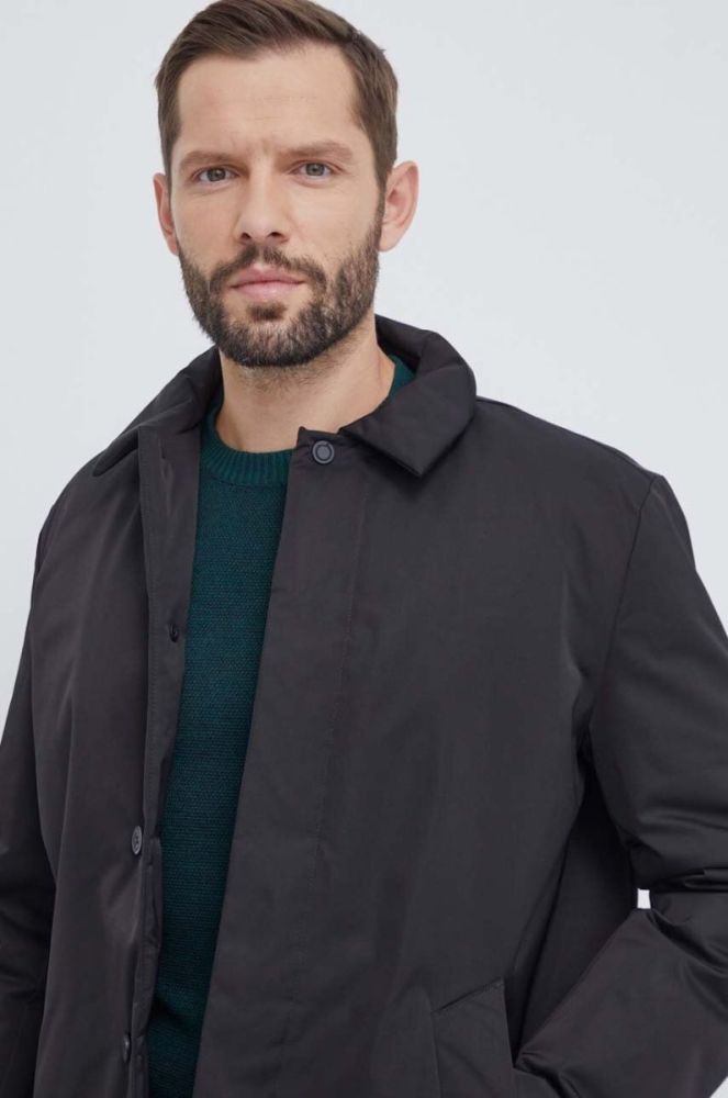Куртка Trussardi чоловіча колір чорний зимова (3673882) фото 4