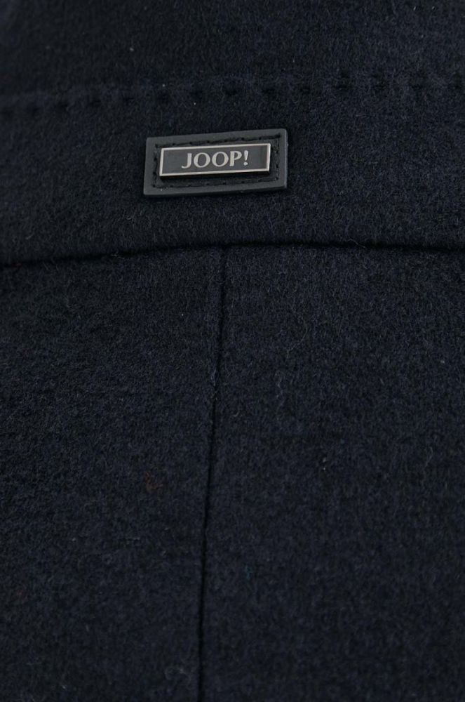 Вовняне пальто Joop! колір синій перехідний фото 5