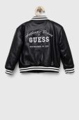 Дитяча куртка-бомбер Guess колір чорний (3327771)