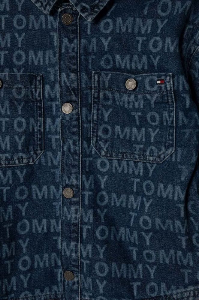 Дитяча джинсова куртка Tommy Hilfiger колір блакитний (3379388) фото 3