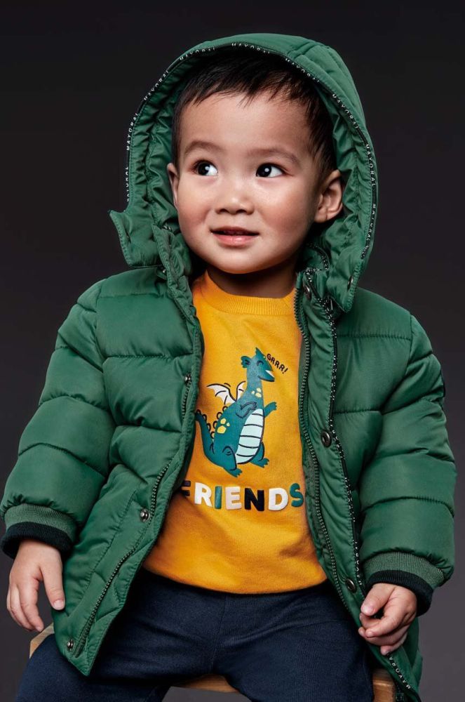 Куртка для немовлят Mayoral колір зелений (3424332)