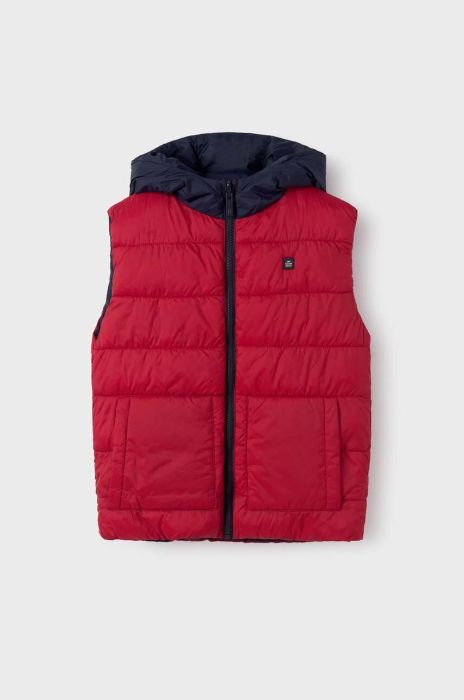 Дитяча двостороння безрукавка Mayoral колір червоний