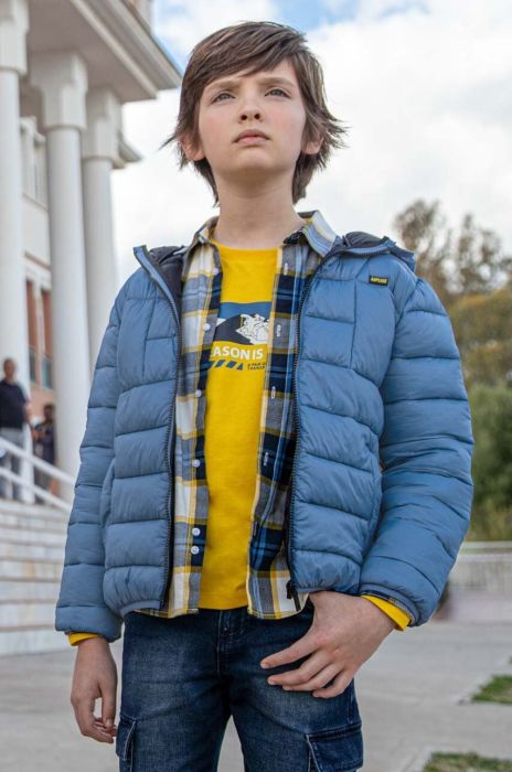 Дитяча куртка Mayoral колір блакитний (3420347)