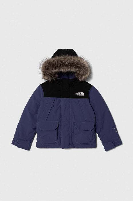Дитяча пухова куртка The North Face B MCMURDO PARKA колір блакитний