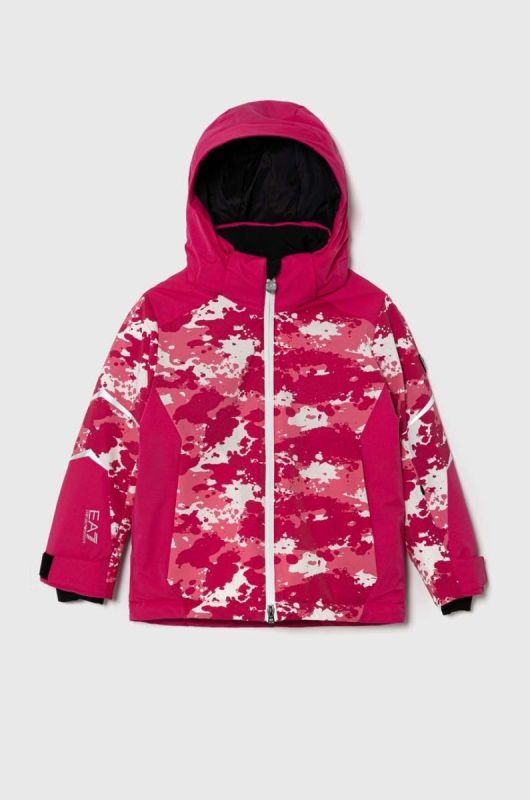 Куртка EA7 Emporio Armani колір рожевий (3621724)