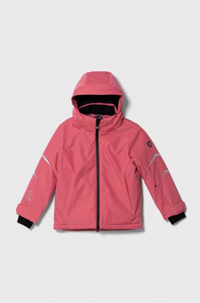 Куртка EA7 Emporio Armani колір рожевий (3621728)