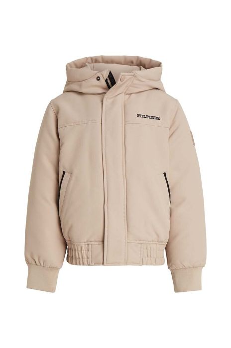 Дитяча куртка Tommy Hilfiger колір бежевий (3434139)