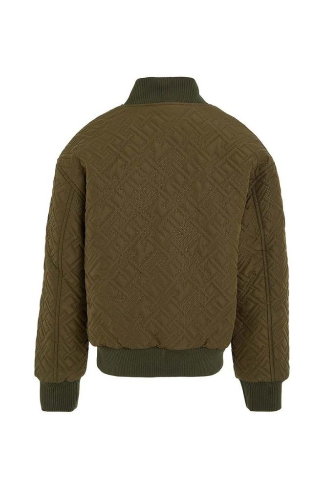 Дитяча куртка-бомбер Tommy Hilfiger колір зелений (3420393) фото 2
