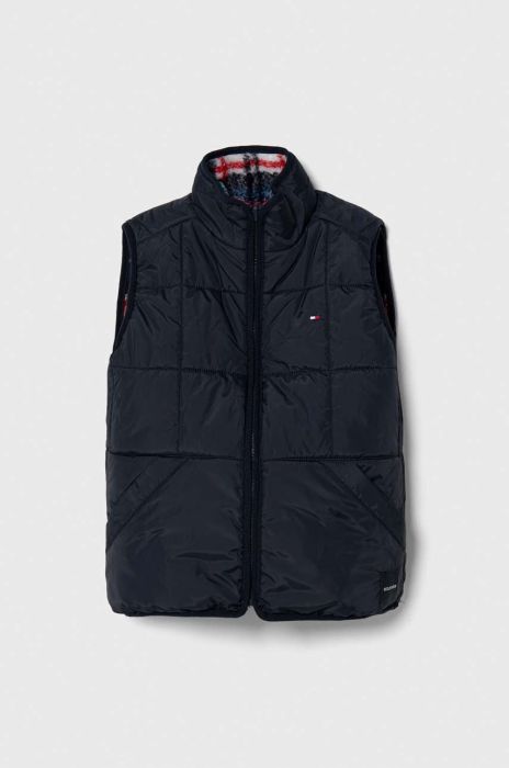 Дитяча двостороння безрукавка Tommy Hilfiger колір синій (3641115)