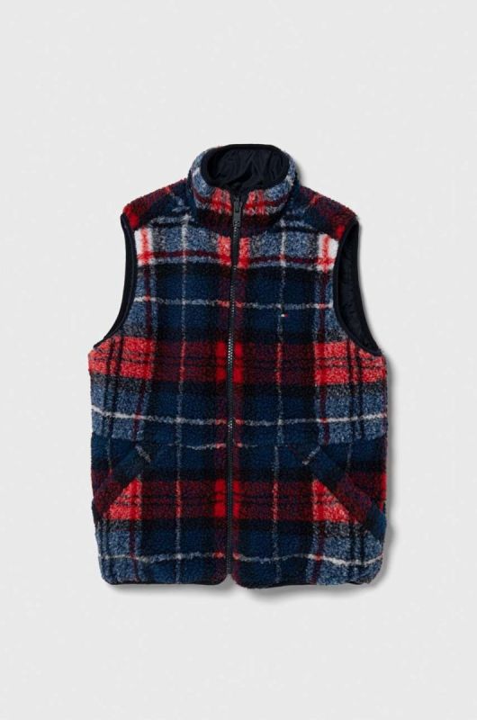 Дитяча двостороння безрукавка Tommy Hilfiger колір синій (3641117) фото 2