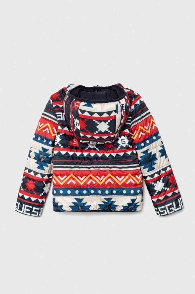 Дитяча двостороння куртка Guess колір синій (3613981) фото 5