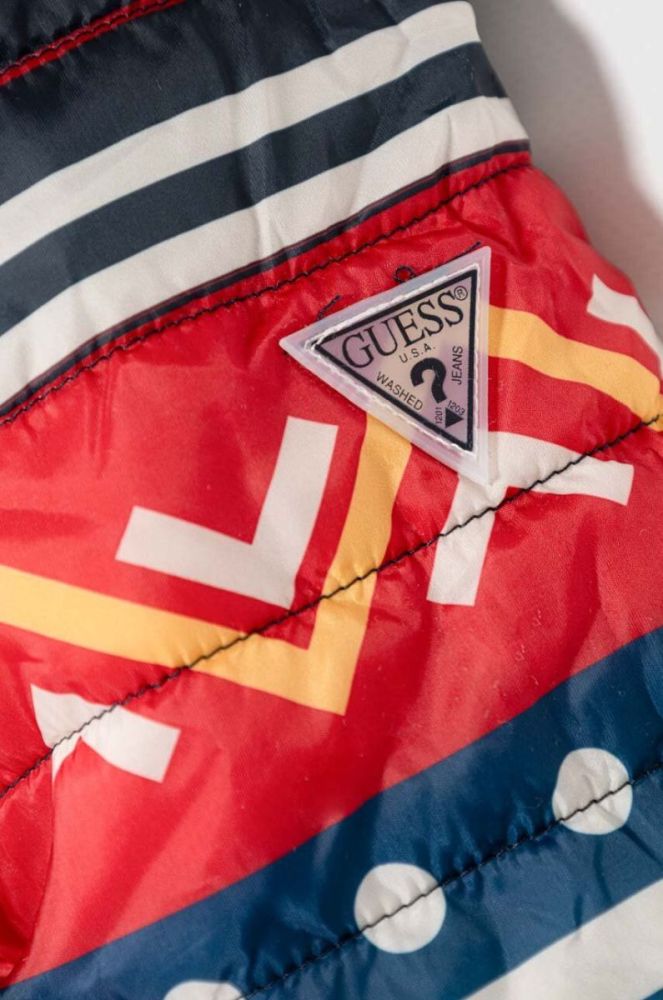 Дитяча двостороння куртка Guess колір синій (3613981) фото 7