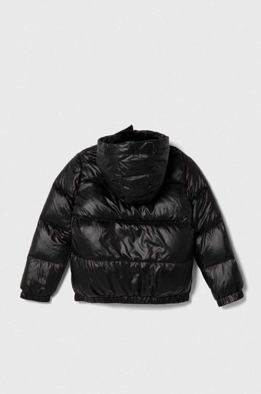 Дитяча пухова куртка Guess колір чорний (3585626) фото 2