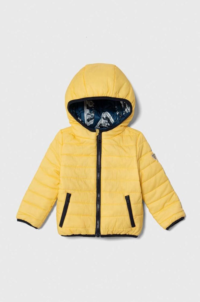 Дитяча двостороння куртка Guess колір жовтий (3613993)