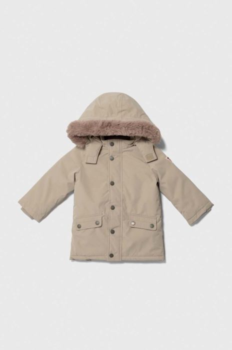 Дитяча пухова куртка Guess колір бежевий (3567283)