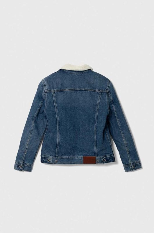 Дитяча джинсова куртка Pepe Jeans колір блакитний (3574598) фото 2