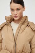 Пухова куртка Bruuns Bazaar жіноча колір бежевий зимова (3533355)