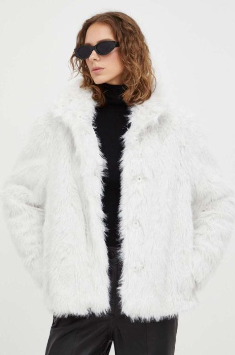 Куртка Bruuns Bazaar жіноча колір сірий перехідна