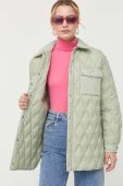 Куртка Guess жіноча колір зелений перехідна (3383417)