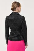Куртка Guess жіноча колір чорний перехідна (3327853)