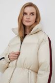 Пухова куртка Tommy Hilfiger жіноча колір бежевий зимова (3319711)