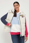 Безрукавка Tommy Jeans жіночий колір бежевий зимовий