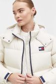 Пухова куртка Tommy Jeans жіноча колір бежевий зимова (3374850)