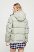 Пухова куртка Tommy Jeans жіноча колір зелений зимова (3374862)