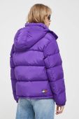 Пухова куртка Tommy Jeans жіноча колір фіолетовий зимова (3374842)