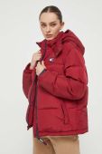 Пухова куртка Tommy Jeans жіноча колір бордовий зимова (3374867)