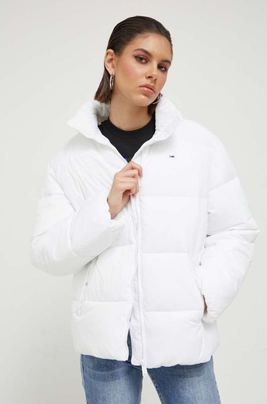 Куртка Tommy Jeans жіноча колір білий зимова (3360141)