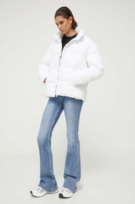 Куртка Tommy Jeans жіноча колір білий зимова (3360141) фото 2