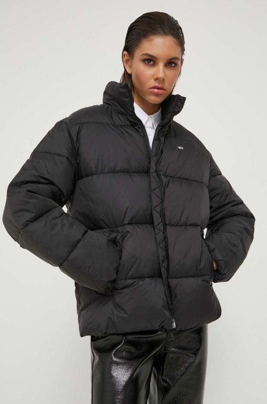 Куртка Tommy Jeans жіноча колір чорний зимова (3360130) фото 2