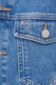 Джинсова куртка Tommy Jeans жіноча перехідна колір блакитний (3605603)