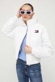 Куртка Tommy Jeans жіноча колір білий зимова oversize (3369602)