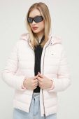 Куртка Tommy Jeans жіноча колір рожевий зимова (3329983)