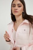 Куртка Tommy Jeans жіноча колір рожевий перехідна (3284101)