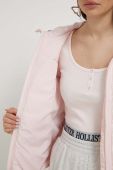 Куртка Tommy Jeans жіноча колір рожевий перехідна (3284101)