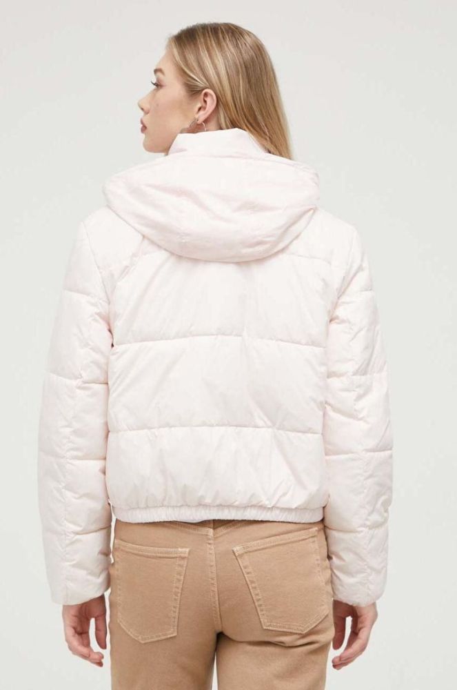 Куртка Tommy Jeans жіноча колір рожевий зимова oversize (3329999) фото 3