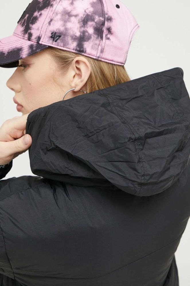 Куртка Tommy Jeans жіноча колір чорний зимова oversize (3329989) фото 6