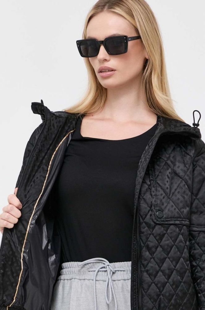 Куртка BOSS жіноча колір чорний перехідна oversize (3492692) фото 7